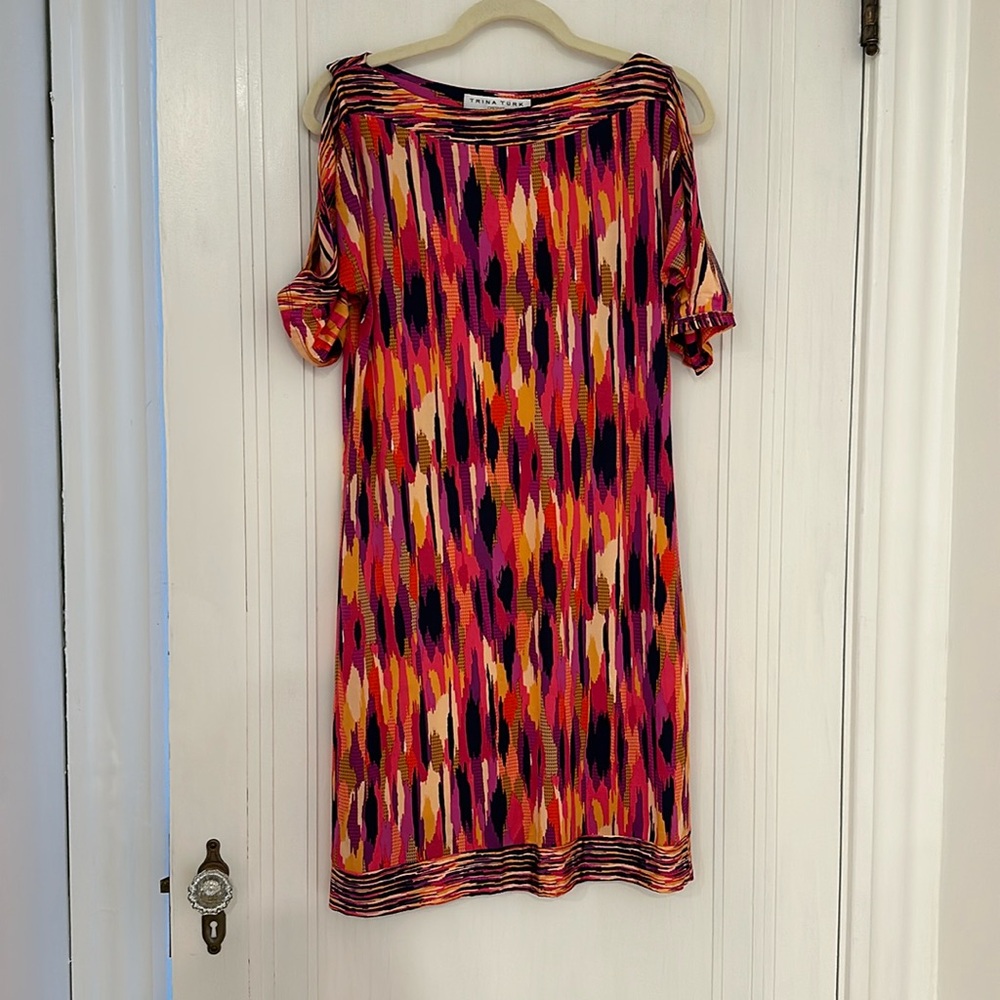 Trina Turk Cold Shoulder Dress